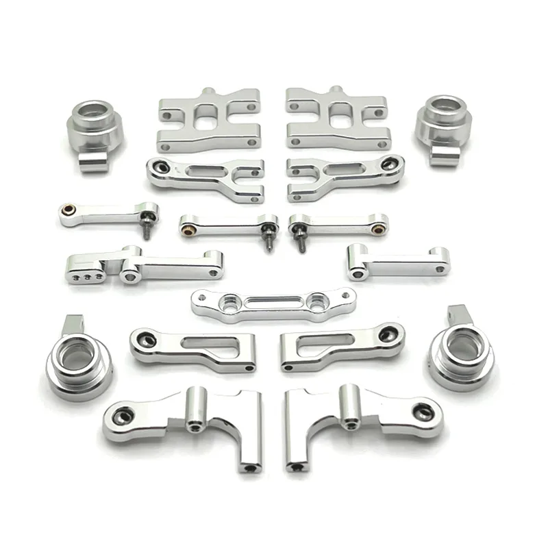 Vorne und Hinten Schwinge Rad Tasse Lenkung Tasse Lenkstange Gruppe für 1/16 MN38 Metall Upgrade Teile Kit RC Auto OP Zubehör