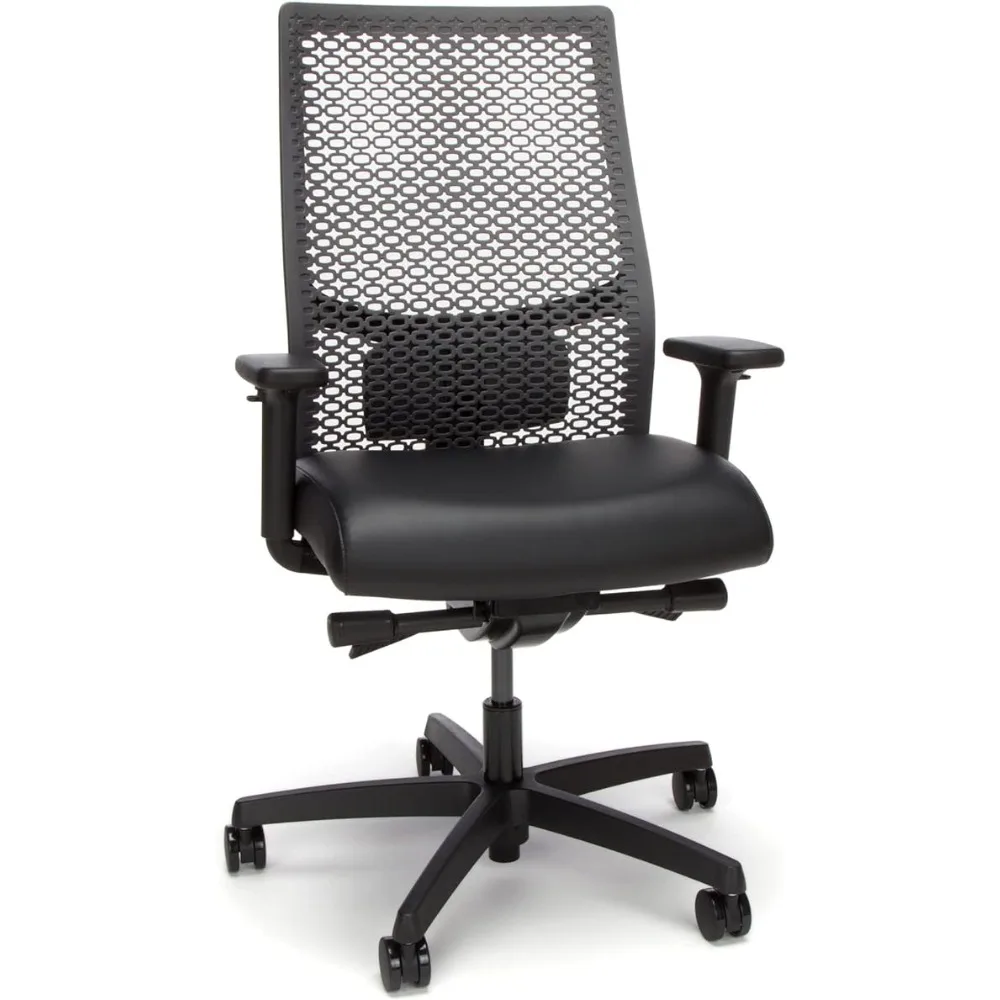 

2.0 ReActiv Office Chair Ergonomic Open Mesh-Style Back for High Airflow & Flex Support- Adjustable Lumbar, Synchro-Tilt Recline