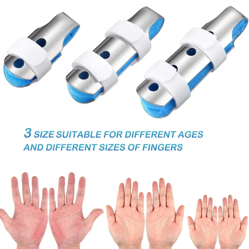 1PCS Finger Fixing Splint Pain Relief Finger Splint Brace Support For Finger Fracture Straightening Curved Bent Joint Sprain