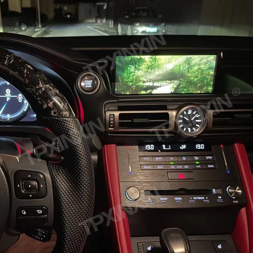 For Lexus RC 200t F Sport RC200t RC350 2014~2018 Android 11 Automotive Multimedia GPS Navigation Intelligent Radio IPS Head Unit