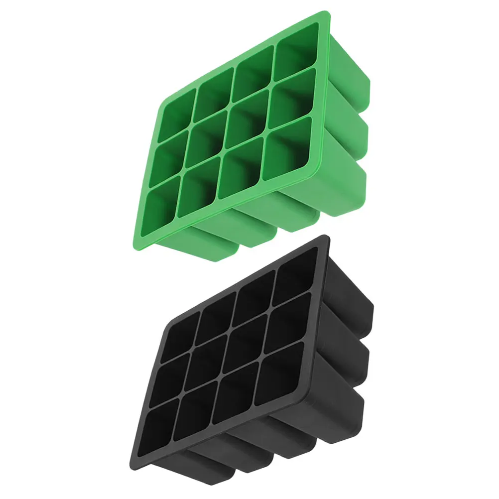 

2pcs Trays Silicone Starter Plant Nursery Germination Growing Tray Pots Plant Growing Tray Indoor Gardening Reusable