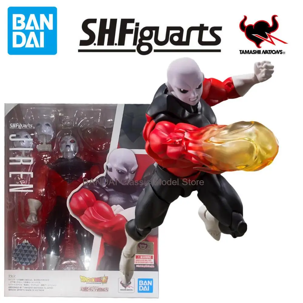 

В наличии Bandai S H Figuarts, оригинальная кукла Dragon Ball Jiren, новая фигурка в штучной упаковке, модель персонажей аниме, гараж