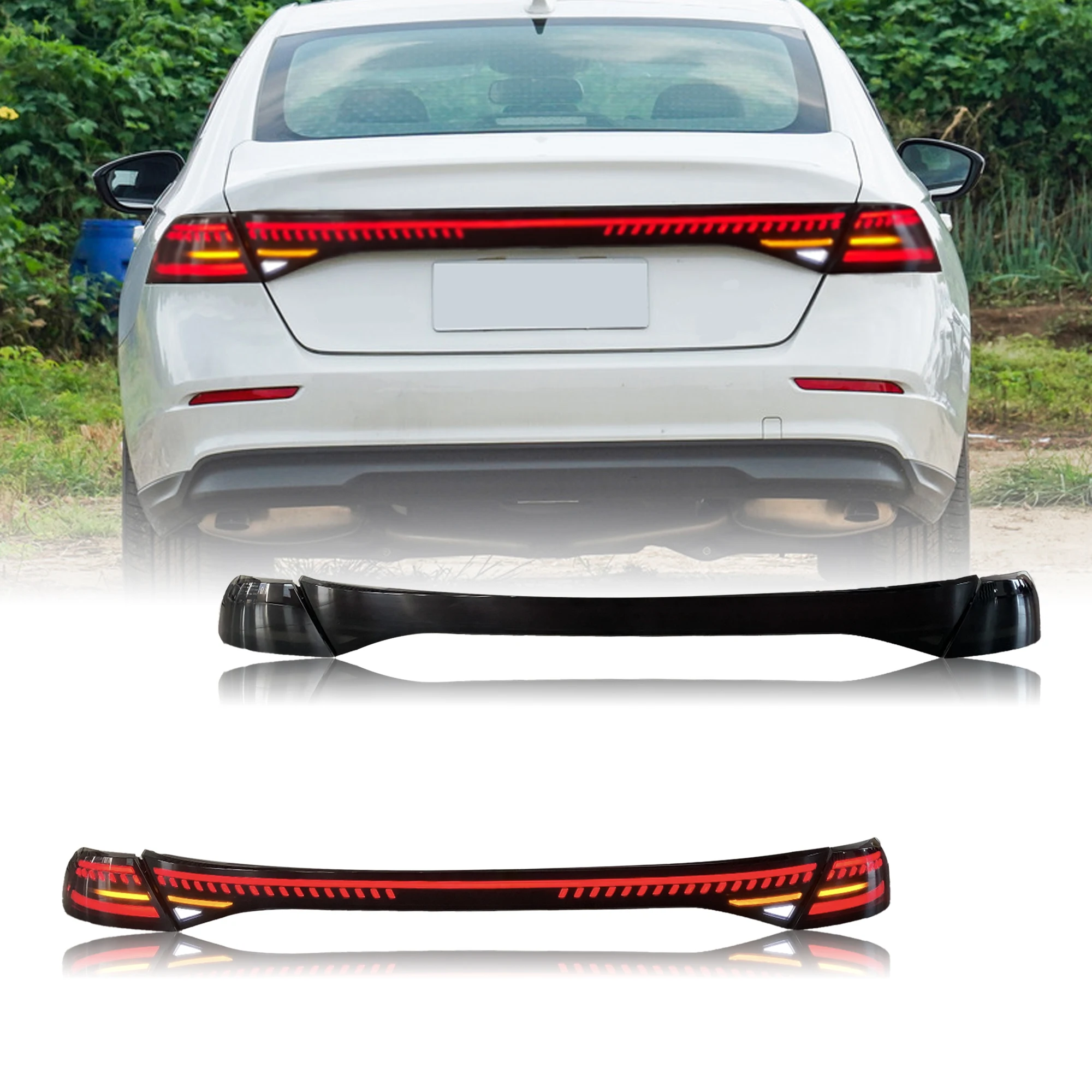 

2023 2024 Motion Car Modified Led Tail Lights Rear Lamp for Honda Accord Stop Lamp
