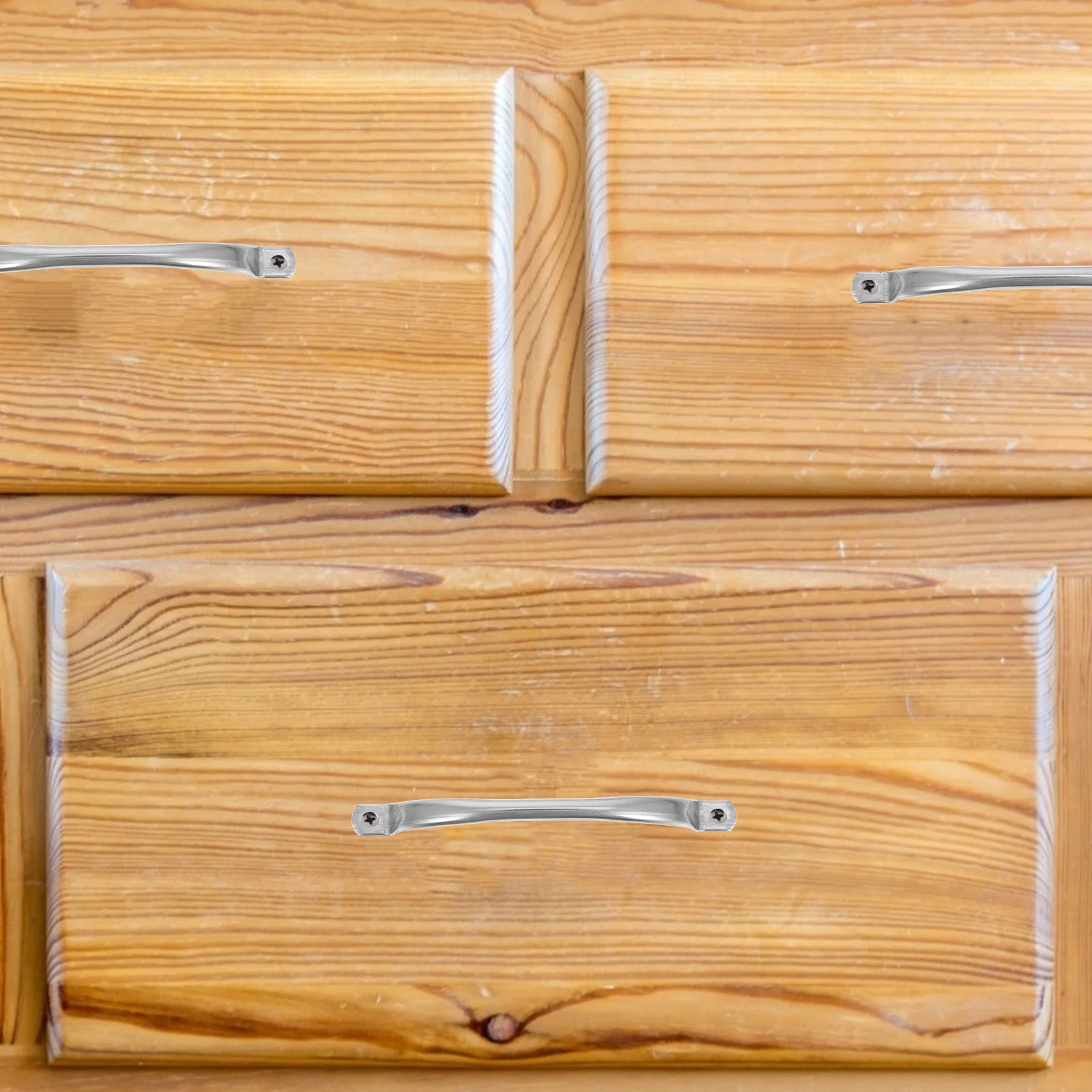 

20Pcs Rustproof Stainless Steel Cabinet Handles Sturdy Hole Center Pull Knobs for Kitchen Drawer and Chopping Board Installation