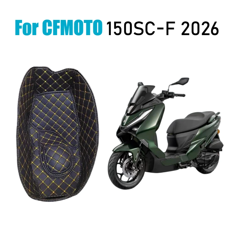 

2026 Inner Pad for CFMOTO 150SC-F 150 SC-F SCF 150 Motorcycle Storage Box Leather Trunk Lining Seat Bucket Protector Accessories