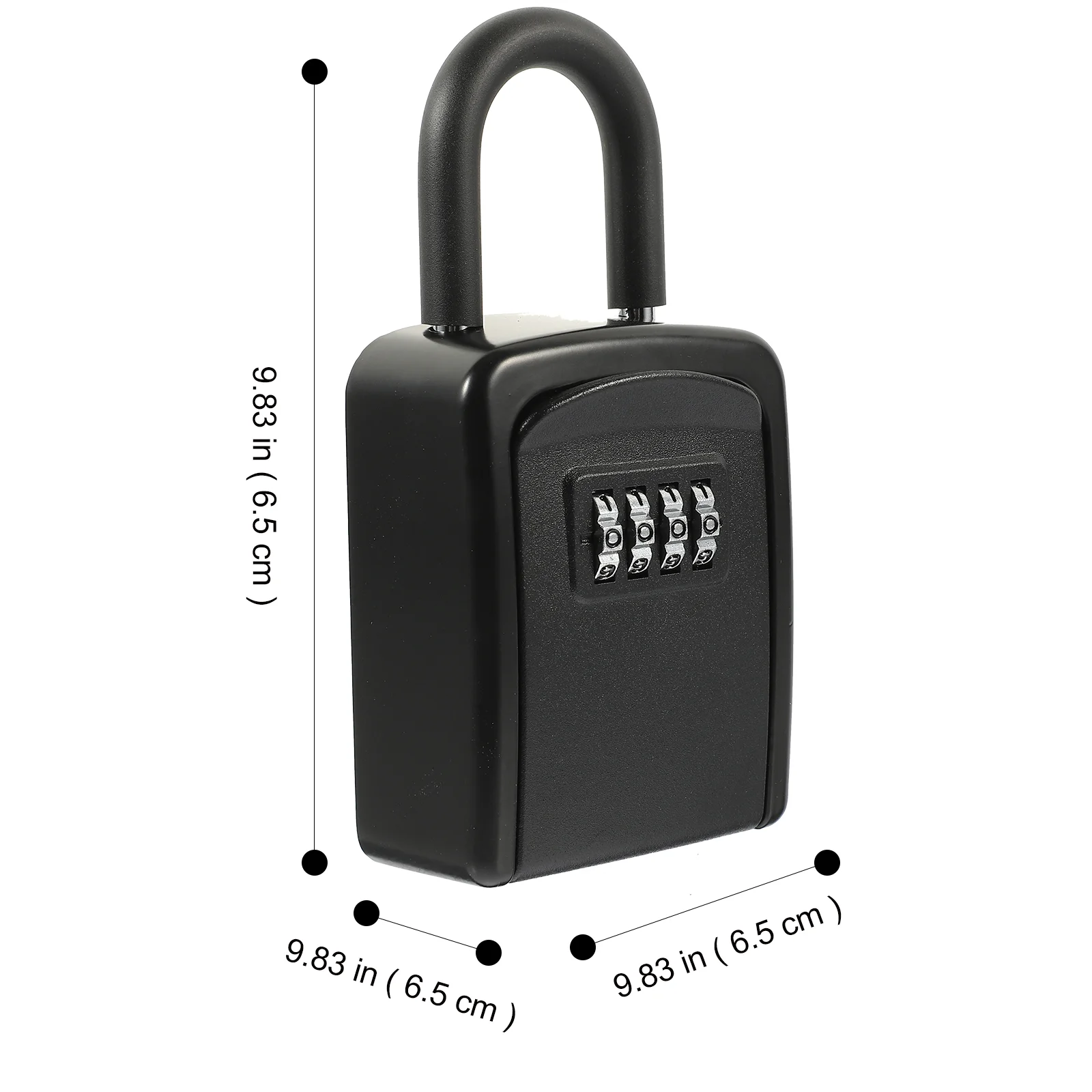 Weatherproof Key Lock Box Code Combination Security Lock Outdoor Key Storage Box metal lock box security lock box