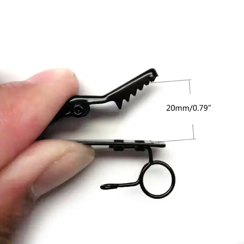 G6DD 5PCS Микрофон железный зажимной зажимной зажимной зажим микрофон отводы ошейники зажимы микрофон аксессуары
