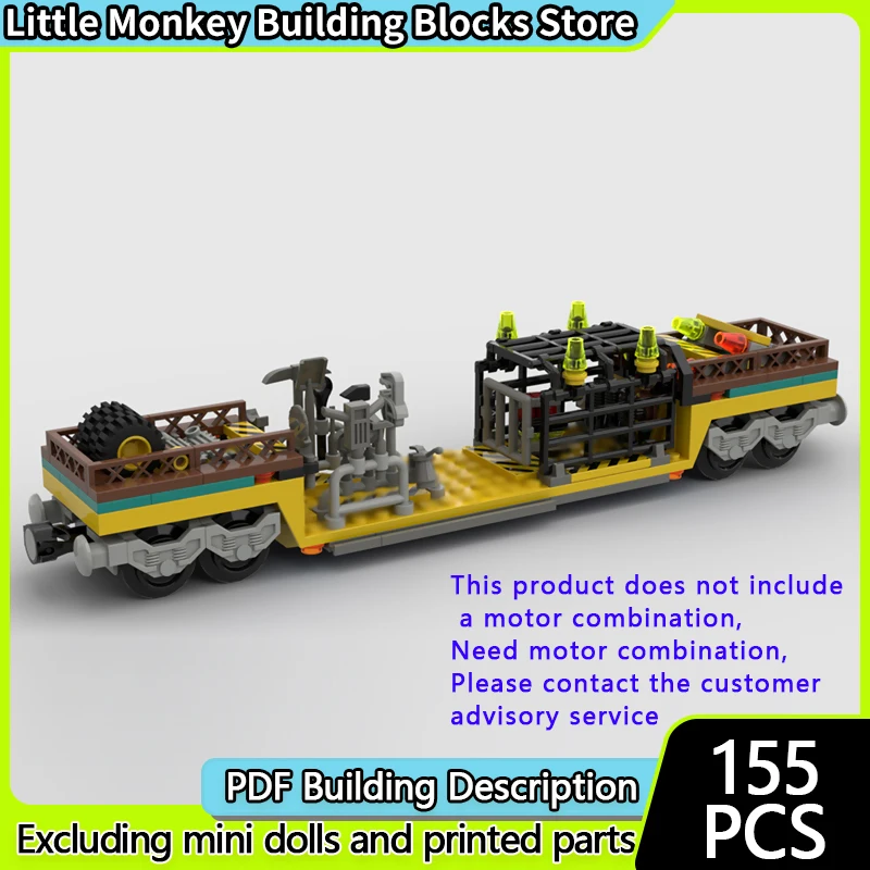 

City Car Model MOC Building Bricks Underground Train Mobile Toolstore Modular Technology Children Holiday Gift Assemble Toy Suit