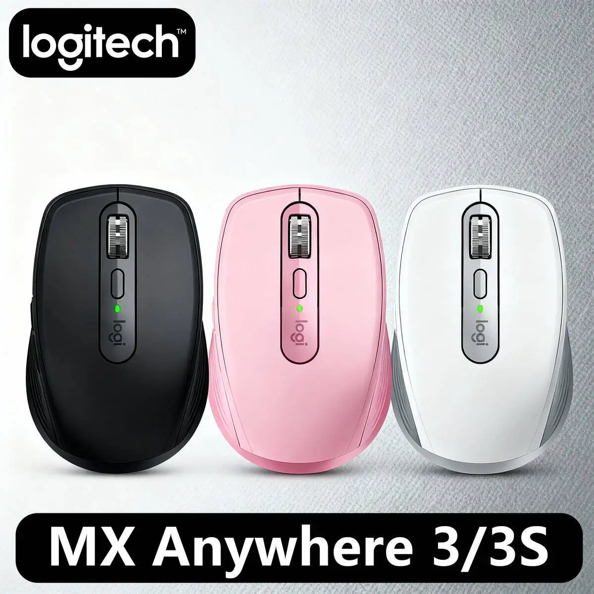 

Logitech Master Series MX Anywhere 3S Bluetooth Беспроводная бесшумная мышь Мягкий звук Офисный женский планшет