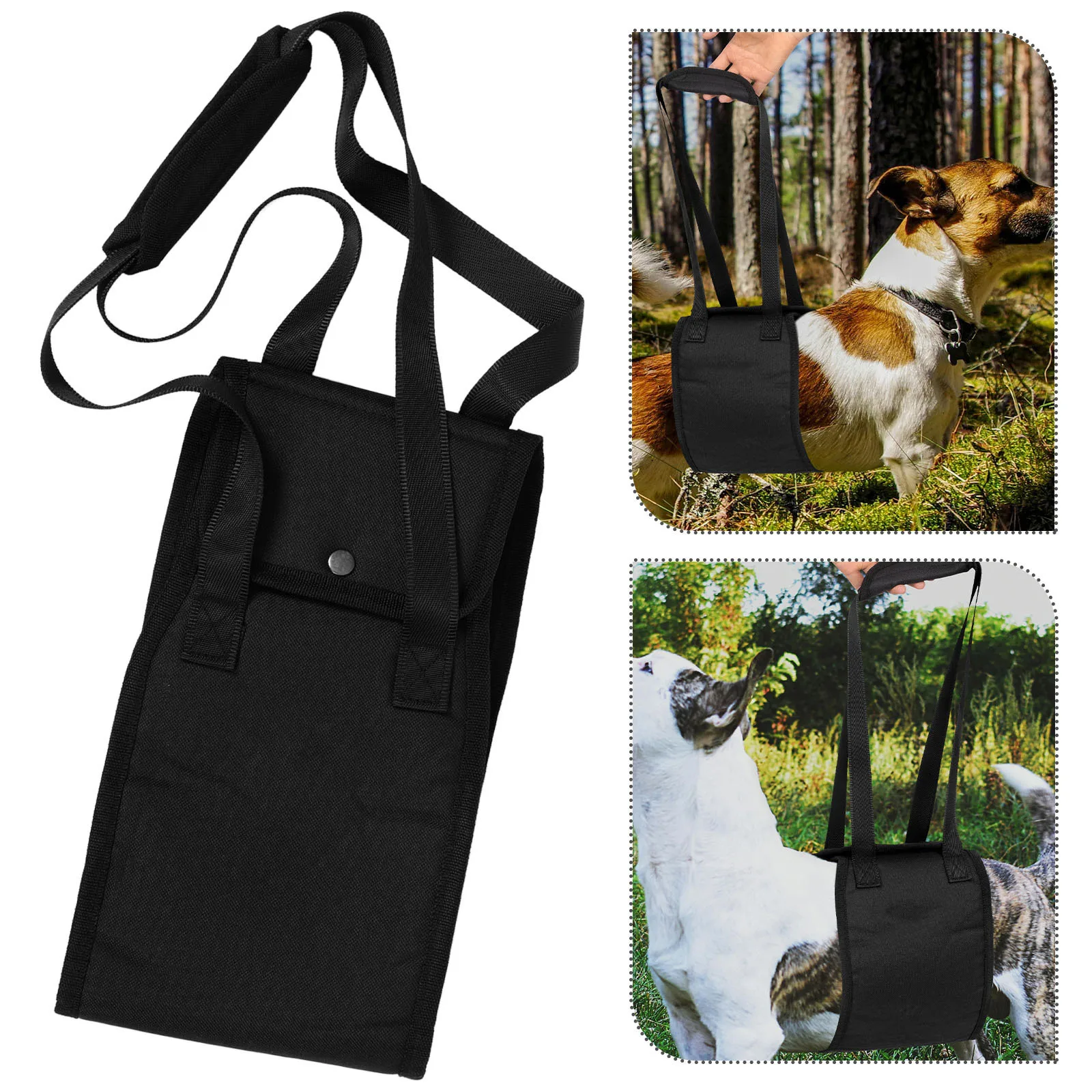 

Pet Assist Sling Adjustable Dog Rehabilitation Harness Sponge Padded Support For Hip Back Injury Recovery Elderly Dogs Black