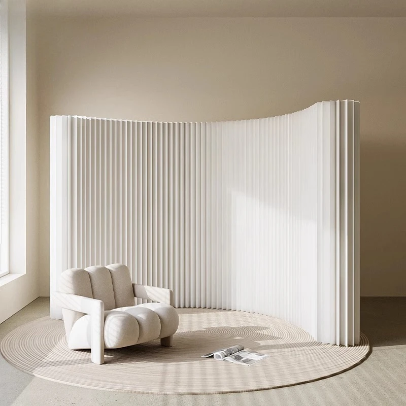 Screen partition Office activities, living room exhibition Commercial folding mobile paper screen