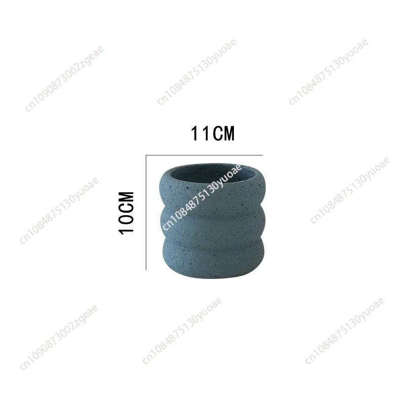 Concrete large Flowerpot Silicone mold Creative plant garden flowerpot Cement Basin Mold Nordic concrete Pot Silicon molds