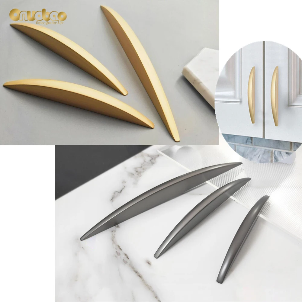 Modern Simple Handle New Chinese One-word New Zinc Alloy Handle Cabinet Wardrobe Drawer Cabinet Door Furniture Accessories