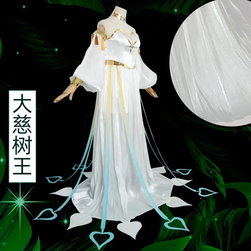 

qq78Request7Game GenshinImpact Nahida The Greater Lord Rukkhadevata Cosplay Dress Wig Shoes Sexy Uniform Party Outfit Women Anim