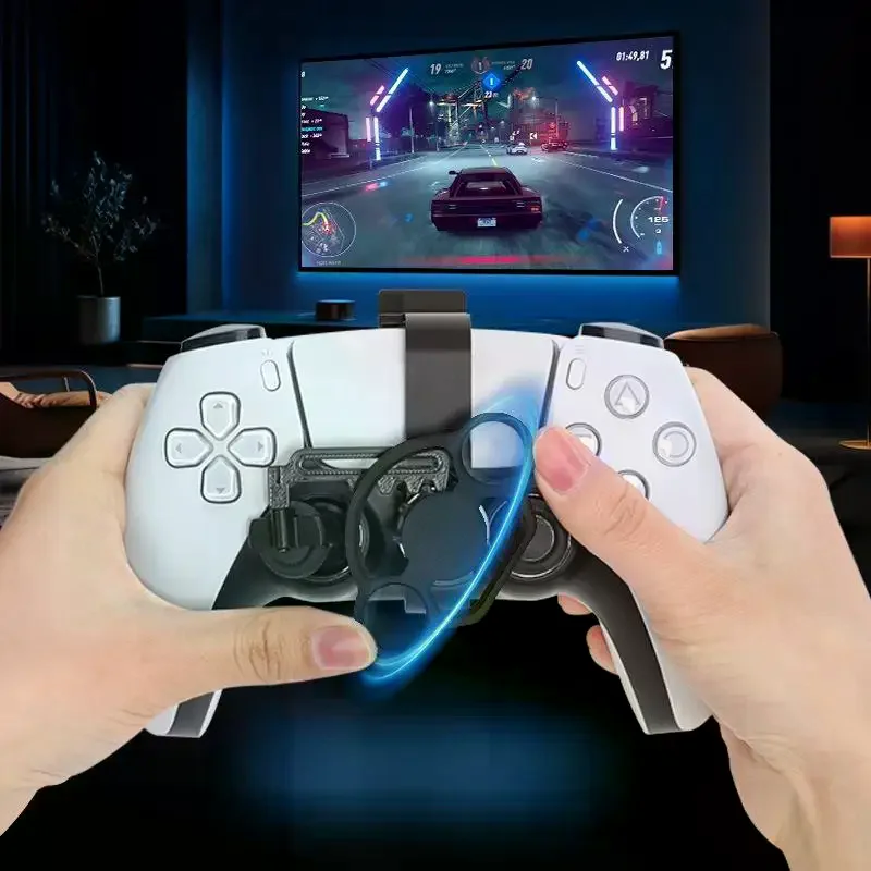 1 個レーシングゲームステアリングホイール交換強化されたゲームミニゲームステアリングホイール PS5 ゲームコントローラアクセサリー