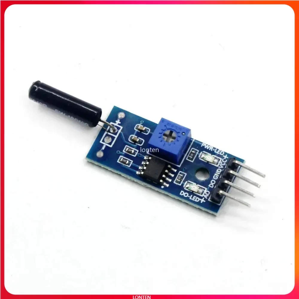 

Модуль датчика вибрации SW-1801P Модуль сигнализации Высокочувствительный модуль вибрационного переключателя LT-HG0214 LT-HG0214