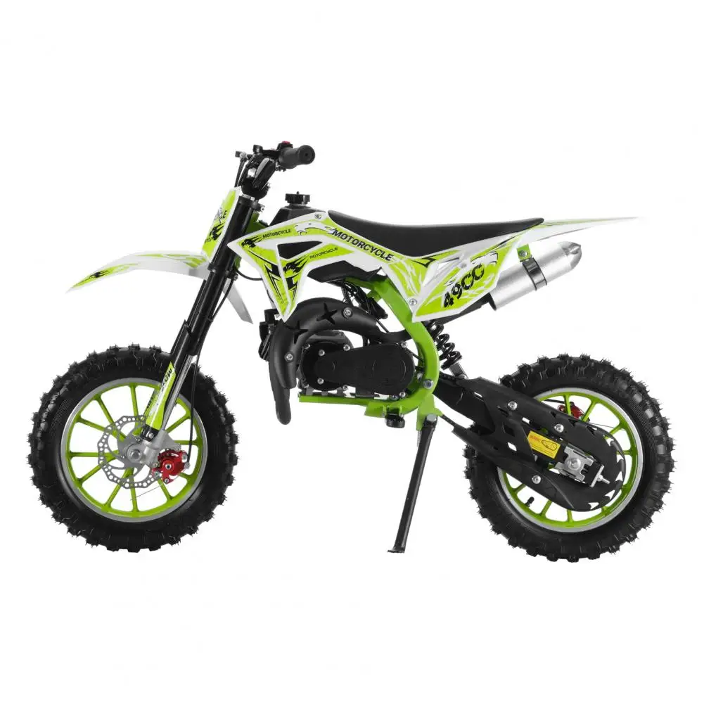 

49cc 2-Stroke Kids Dirt Bike, Gas Power Motocross, Off Road Mini Motorcycle, Children Pocket Motorbike with Front Rear Disc Brak