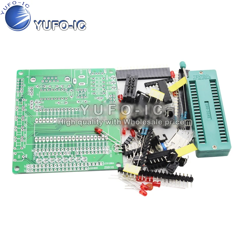 51 / AVR Microcontroller Development Board Plate DIY Learning Board Suite Suits Bulk STC89C52 0.08-X