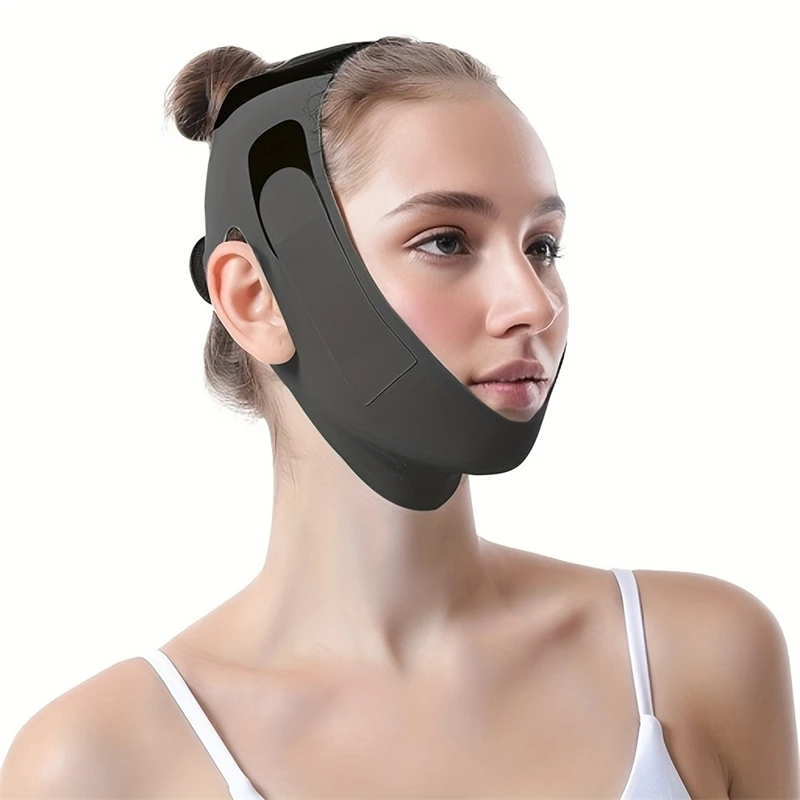V Line Firming Face Mask For Double Chin Sleep Care Anti Sagging Face Lifting Beauty Device With Contouring