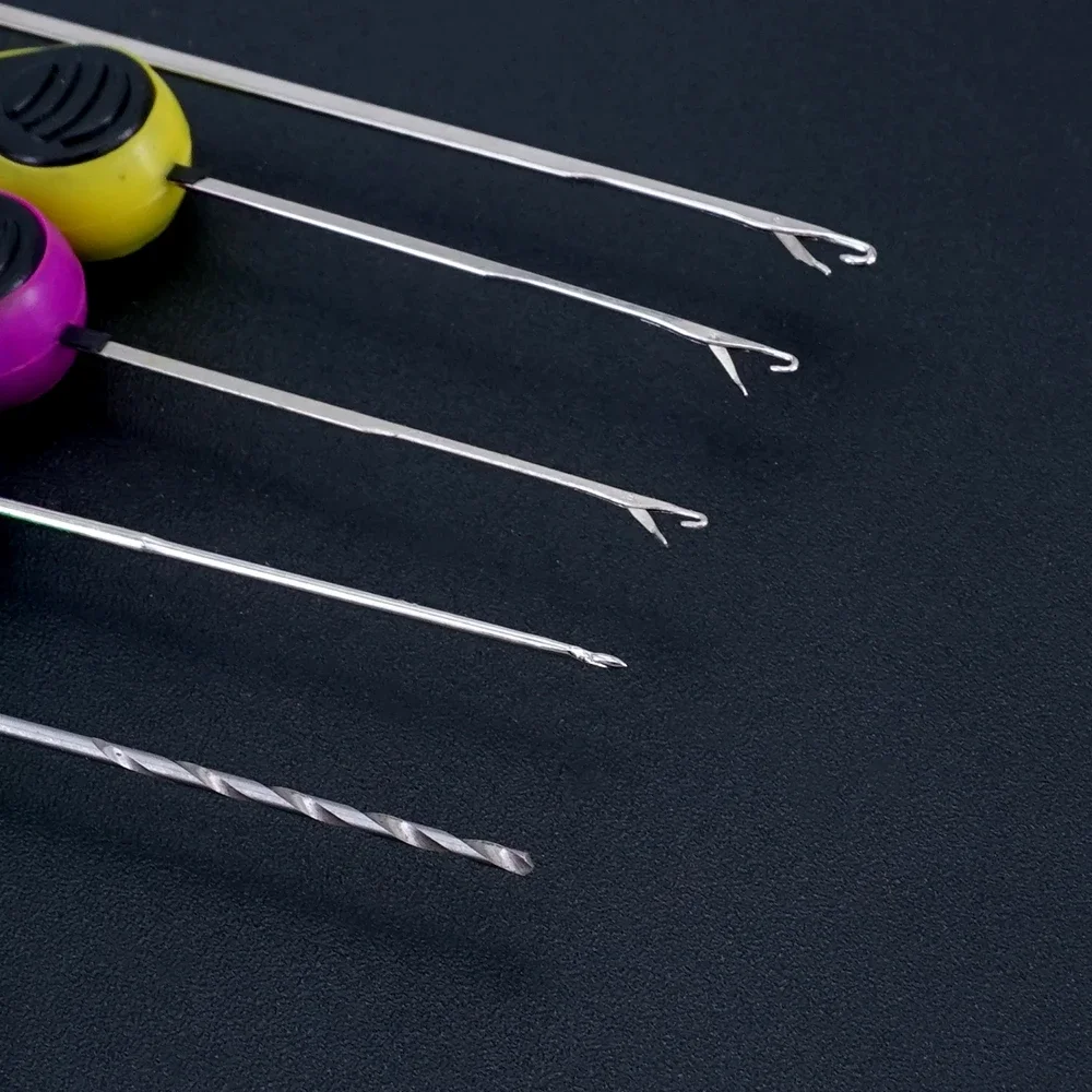 Hirisi 5x الكارب الصيد أداة الطعم إبرة مجموعة المنبثقة Boilie الحفارات BT20 الكارب هوك تلاعب صنع أدوات اكسسوارات