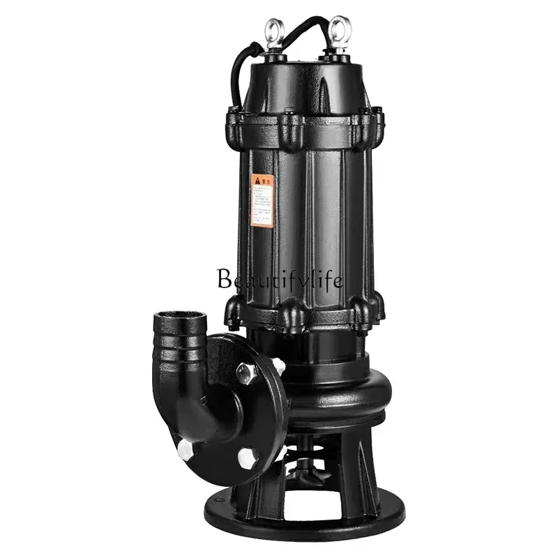 Sewage Pump Submersible Sewage Pump 380V Three-Phase 7.5 KW 1. 5kw2.2kw Submersible Sewage Discharge