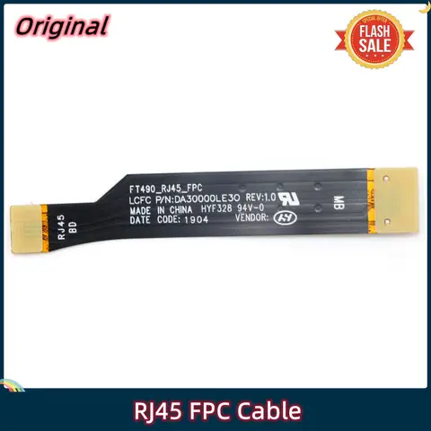 Original RJ45 FPC Cable For ThinkPad T490 T495 P43s T14 Gen1 Gen2 P14s Gen1 Gen2 Laptop 02HK980 DA30000LE30