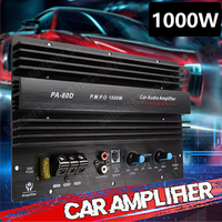 1000W Car Audio Amplifier Board 12V Mono Stereo Surround Power Amplifier Powerful Subwoofers Speakers Amplifiers For Car Modi