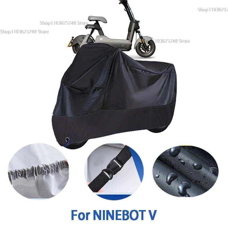 

Motorcycle Full Covers For NINEBOT V Car Outdoors Sun Protection Dust No Ear Thickened Oxford Clothcover Accessories