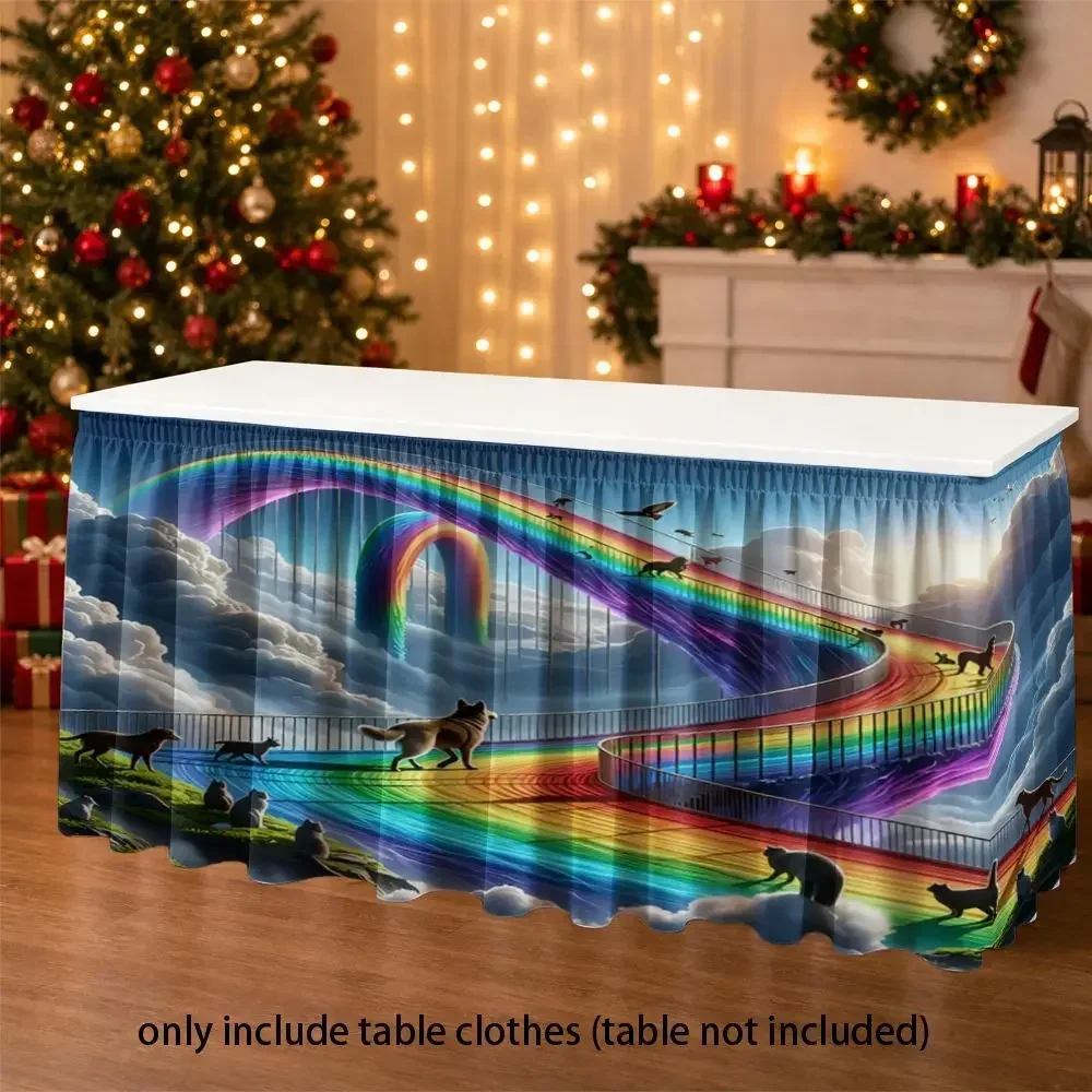Home decoration, office tablecloth, party tablecloth, kitchen curtains, classroom and event table aprons, Halloween tablecloth