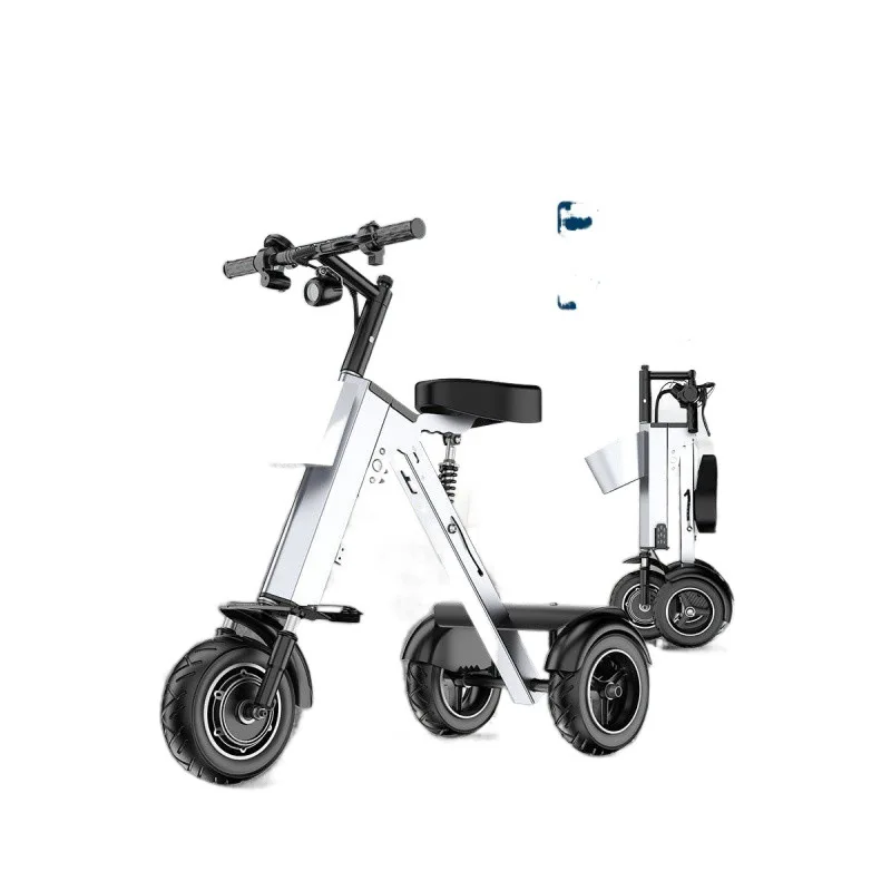 

Electric scooter Adult electric three-wheeled lithium battery car Men's and women's portable small car