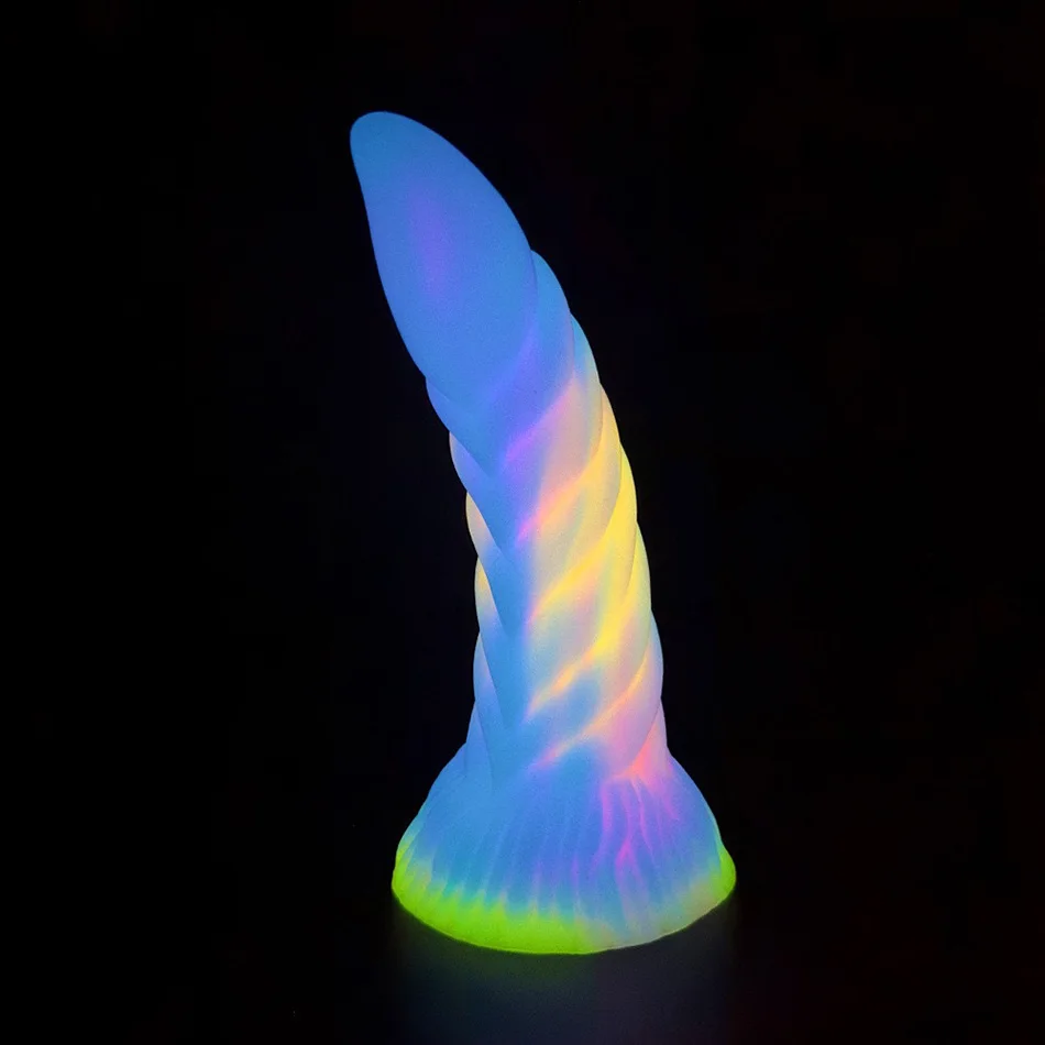 VAZEEK Luminous Sex Machine Attachments Masturbation Dildos for Women Man Silicone Stimulate Accessories Vagina&Anal Sex Toys