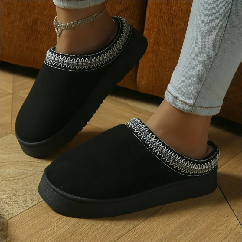 

Женские тапочки, теплые зимние милые женские тапочки, женские тапочки на мягкой подошве, домашняя женская домашняя хлопковая обувь на плоской подошве, обувь