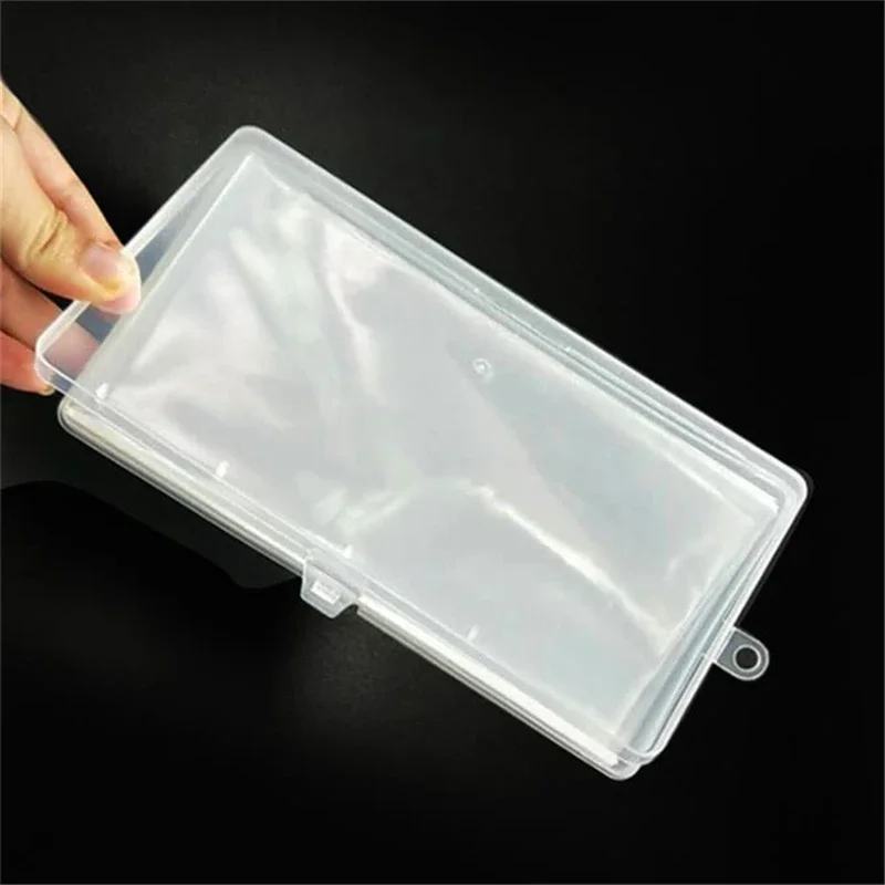 100pcs PVC Banknotes Holder Coin Album Photocards Holder Storage Box Bag Paper Money Collection Case Transparent Organizer