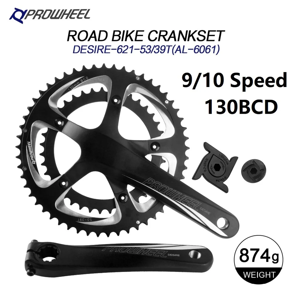 PROWHEEL 421C/621C 8/9/10 Speed Road Bike Crankset 170MM 110BCD 34
