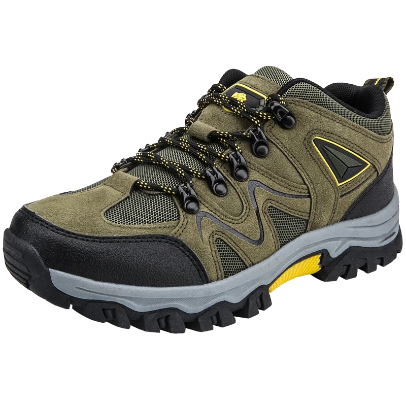 Fashion Waterproof Hiking Shoes Men's Climbing Shoes Anti-collision Fashion Outdoor Casual Lace-up Sneakers
