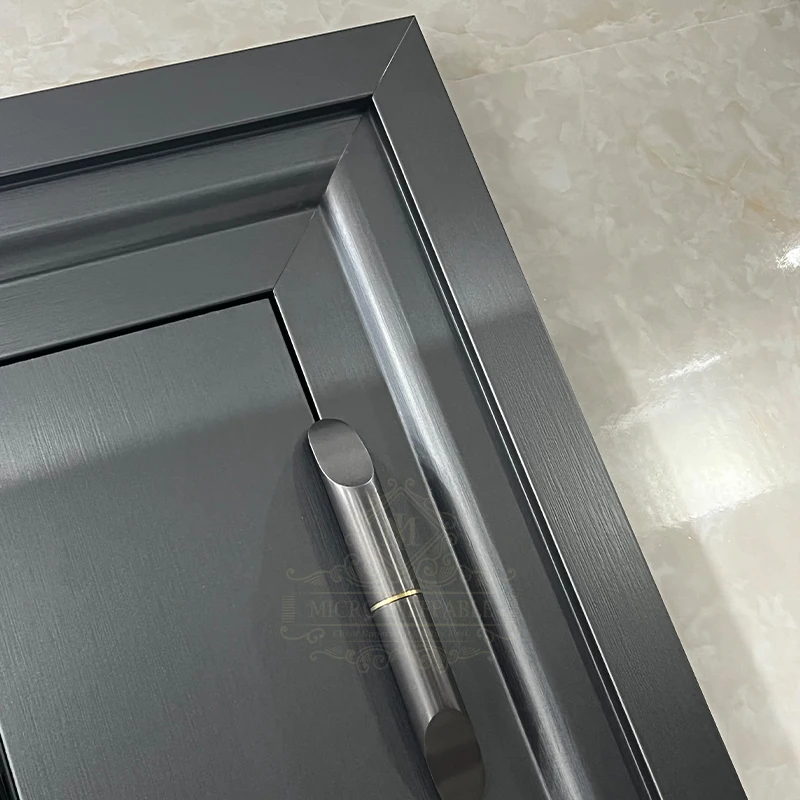 Hoofdingang Modern Design Rvs Kantoor Glazen Deurklinkvergrendeling