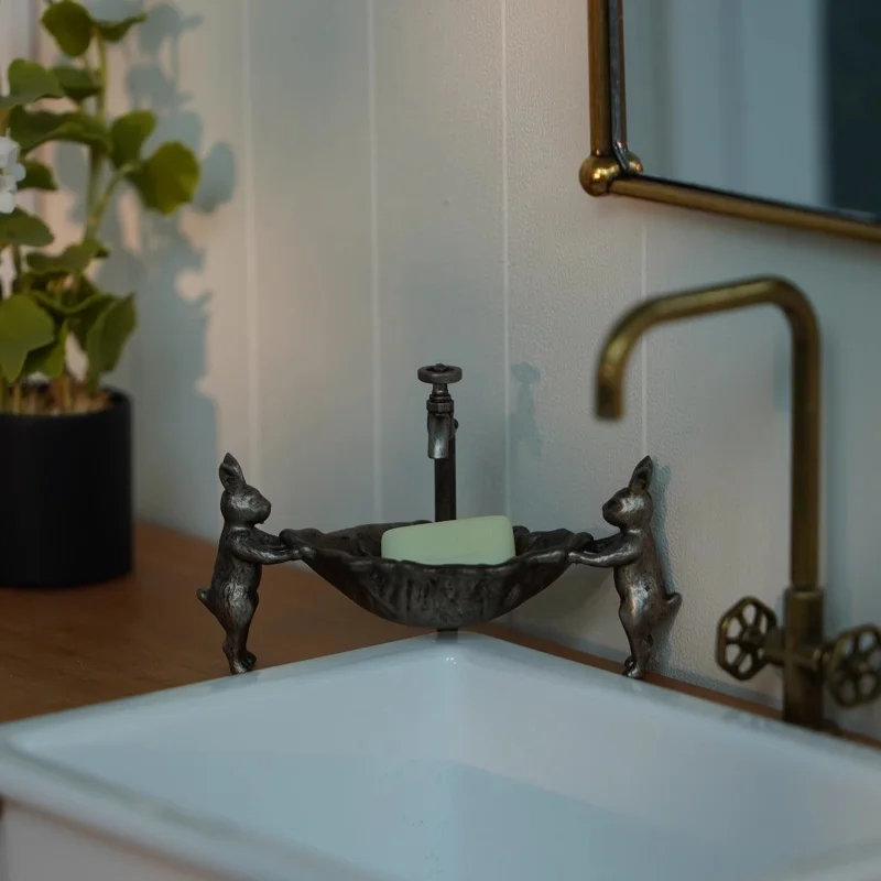 Modelo de casa de muñecas, accesorios para muebles, cocina, bandeja de jabón para el baño, Bjd Ob11 Gsc Blyth Soldier Lol, accesorios de decoración en miniatura, 1/6