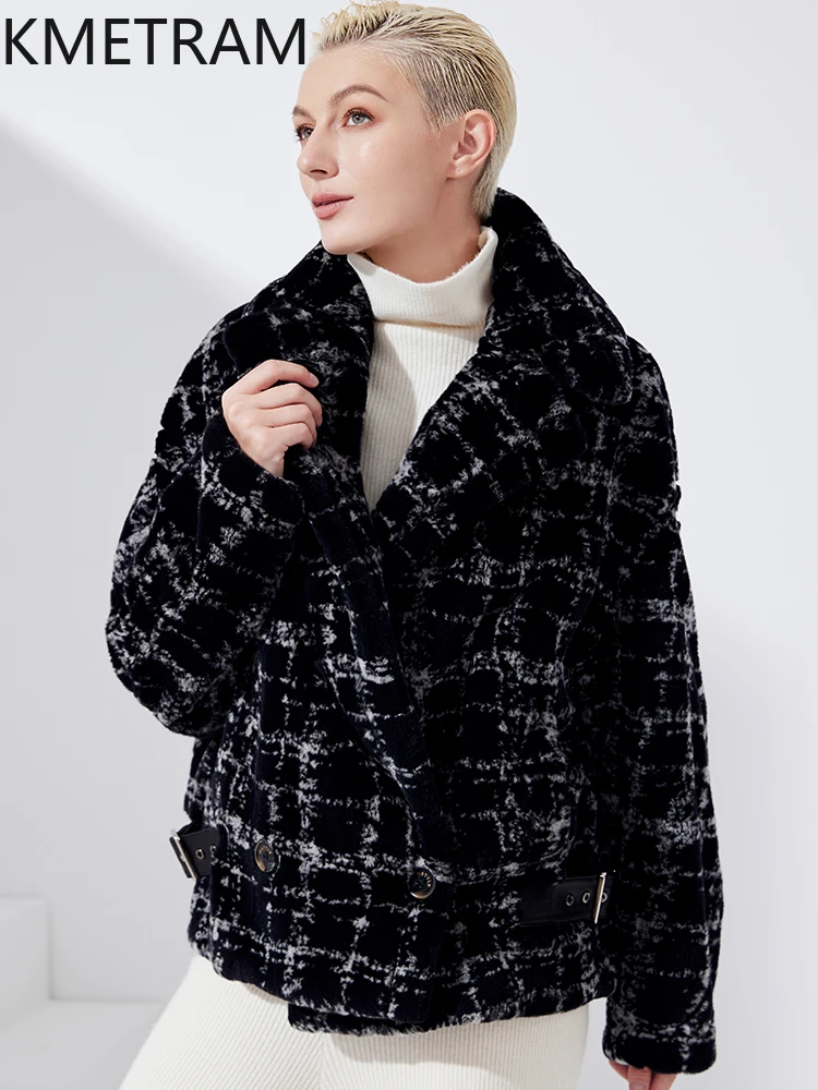 سترة نسائية من فرو المنك الطبيعي لعام 100% معطف قصير من الفرو الحقيقي عالي الجودة معاطف شتوية عصرية ملابس نسائية 2025 schuba vrouwska