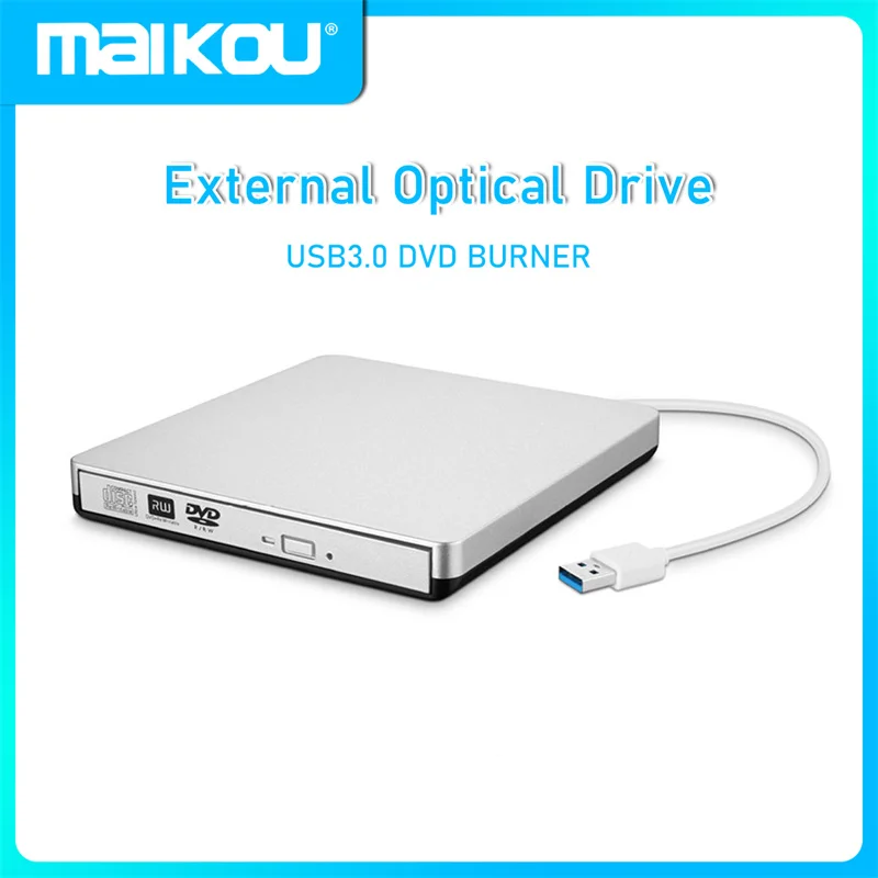 USB3.0 external optical drive CD/DVD burner, notebook universal mobile CD/DVD burner optical drive