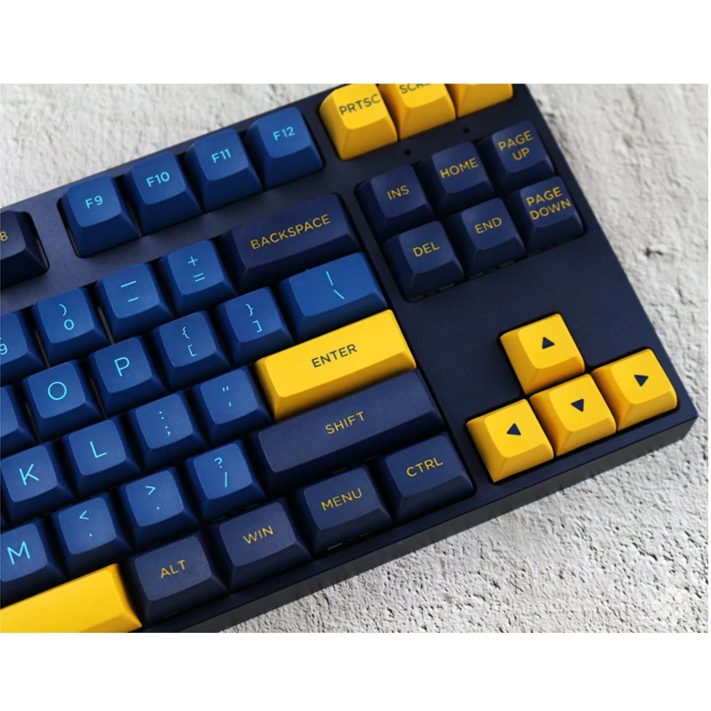 Imagem -02 - Material do Doubleshot Pbt dos Keycaps do Perfil do Osa Azul da Meia-noite de Winmix para o Jogo Mecânico do Teclado