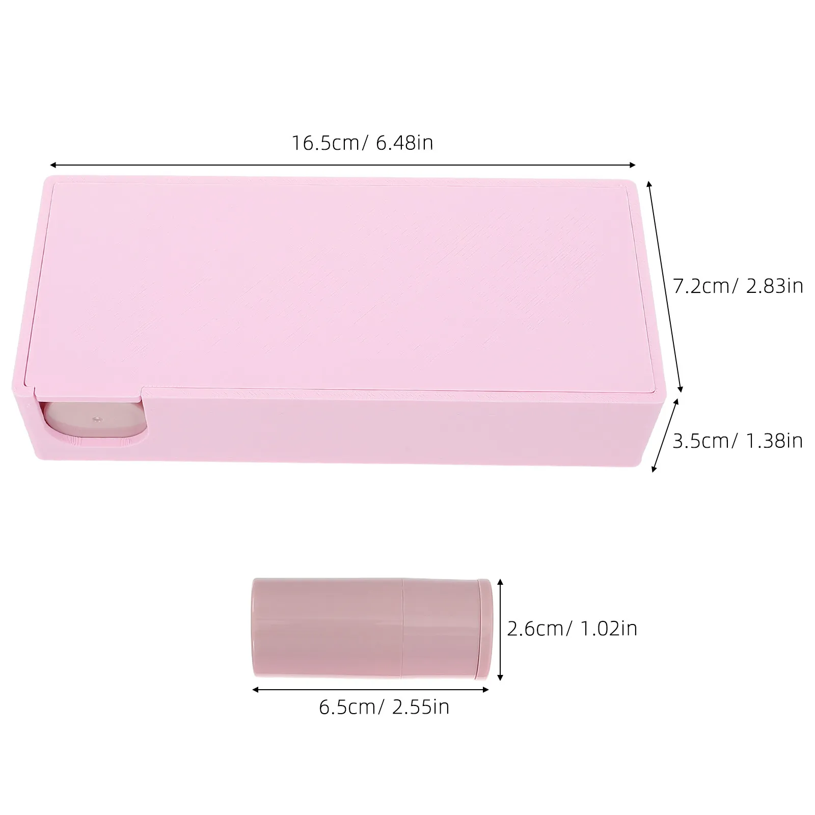 Bild 3: 1 Set Antihaft-Tonpulver-Spenderbox, Antihaft-Werkzeug-Organizer für Polymer-Ton, Maisstärke-Box für Polymer-Ton mit Pinsel