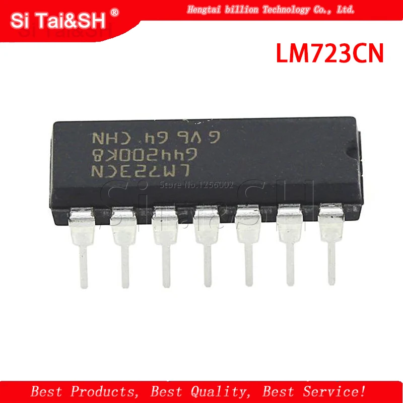 5PCS LM723CN DIP14 LM723  regulator 2.0-37V Programable New original fast delivery