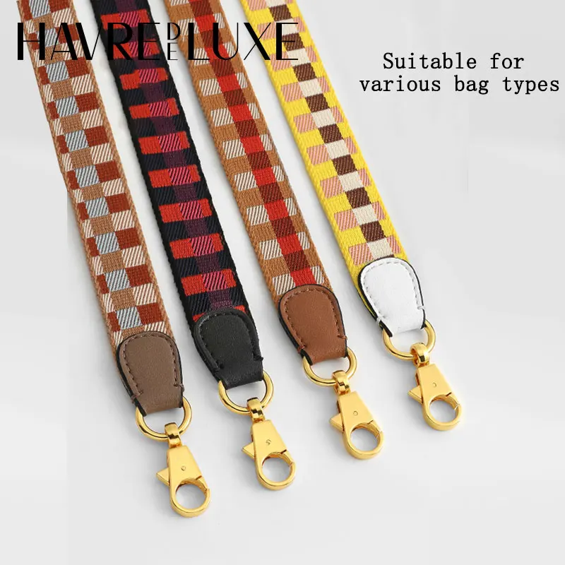 

HAVREDELUXE Bag Shoulder Strap For Eveline Bag Transformation Replacement Plaid Canvas Backpack Strap Single Purchase