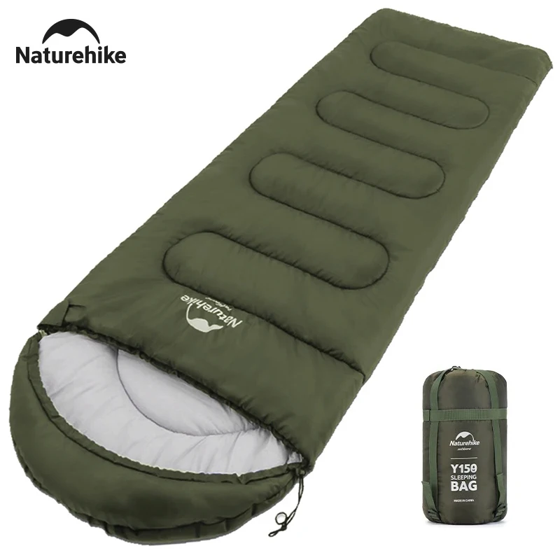 Naturehike Camping Sleeping Bag Ultralight Expandable Splicable Double Quilt 3 Season Portable Travel Hiking Sleeping Bags