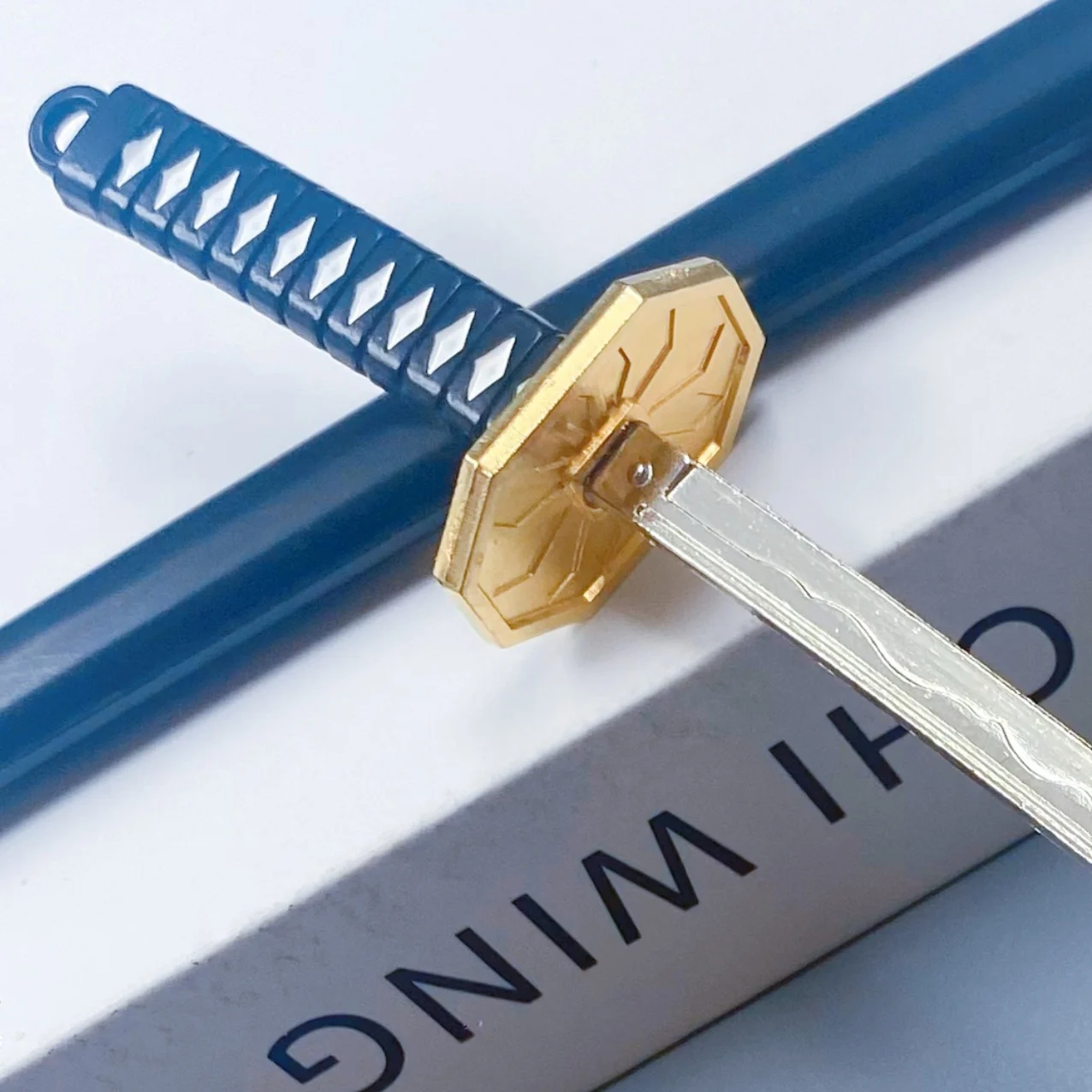 5.9inch 15cm Roronoa Zoro Katana Three Piece Sword Ninja Knife Blade Anime Metal Zoro Mini Japanese Katana Samurai Sabre Sword