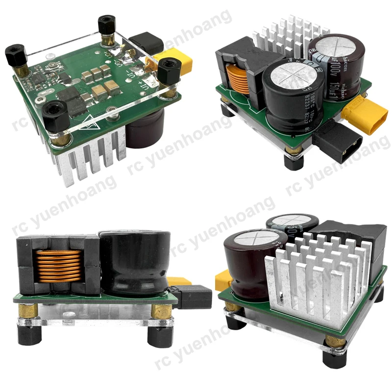 1PCS Buck Power Module DC-05 3S-18S to 5V-24V 15A Rated Current MOSFET Heat Dissipation for Plant Protection UAV Multicopter