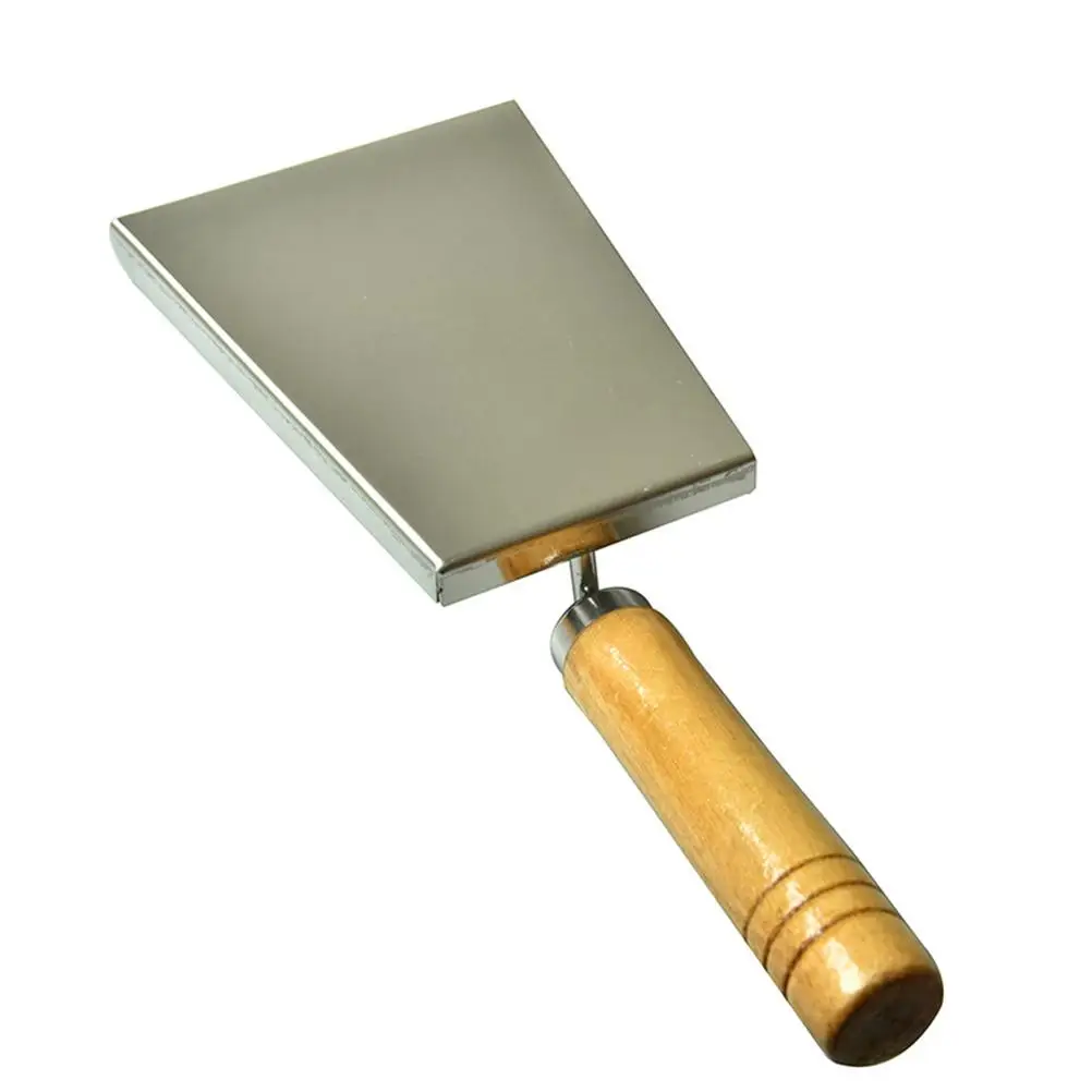 

Cleaning Shovel Beekeeping Tools Stainless Steel Wooden Handle Heavy-duty Durable Rust Resistance Efficient Work Storage