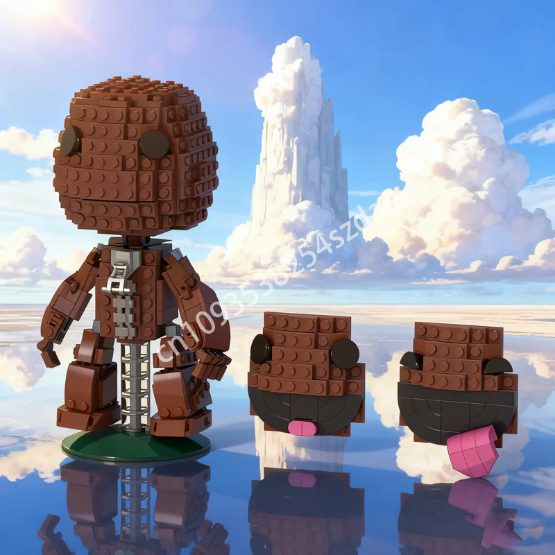 478 قطعة MOC Sackboy نموذج اللبنات العمارة تجميع فكرة إبداعية هدية الكريسماس ألعاب تعليمية الطوب عيد ميلاد الاطفال #1
