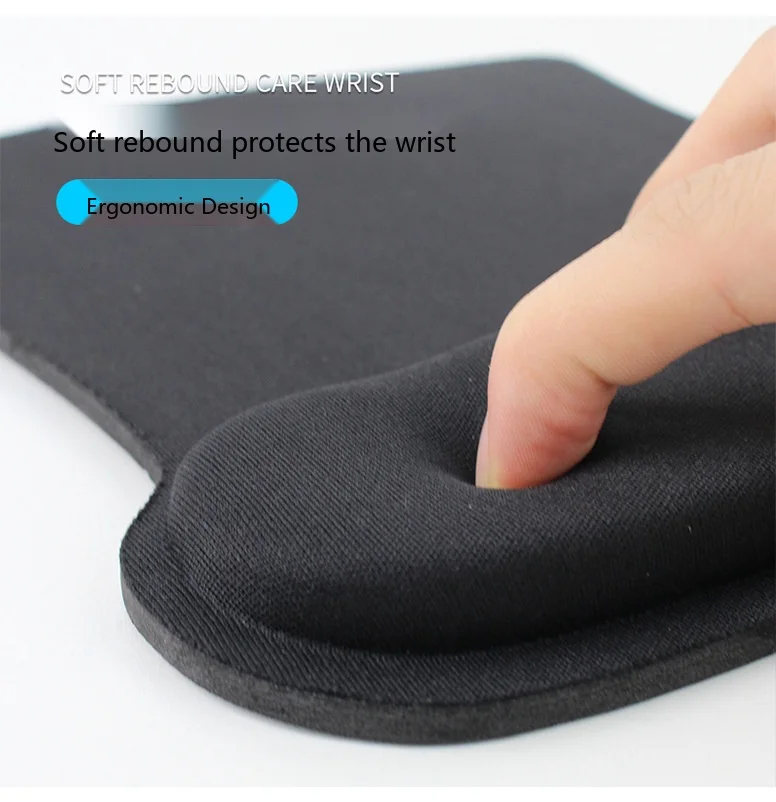 EVA-Schaumstoff Handgelenkauflage Mauspad 9 Farben Ergonomische Rutschfeste Schreibtischunterlage Büro Gaming Leichtgewicht – Detail 4