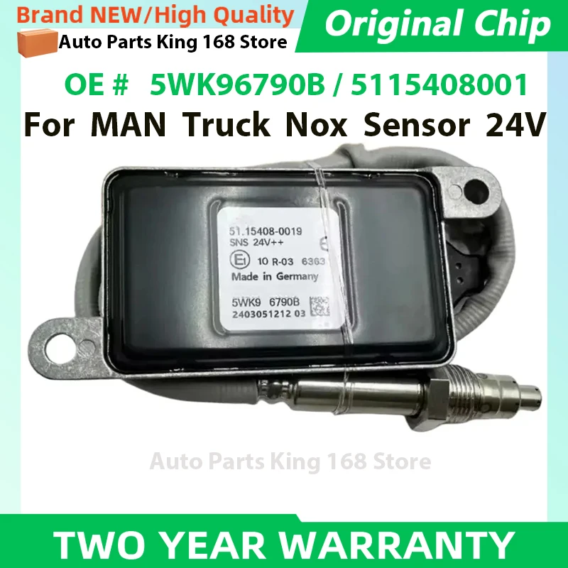 

5WK96790B 51.15408-0019 51154080019 Nitrogen Oxygen NOx Sensor 24V For Man Truck with Original Label Nox Sensor